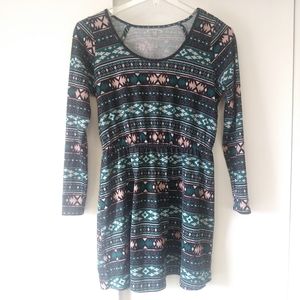 Charlotte Russe long sleeve shirt dress